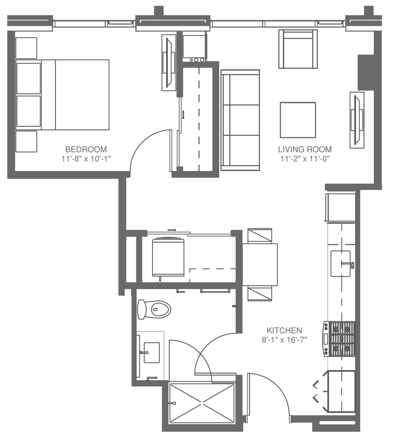 855 W. Madison St Studio-3 Beds Apartment for Rent - Photo Gallery 17